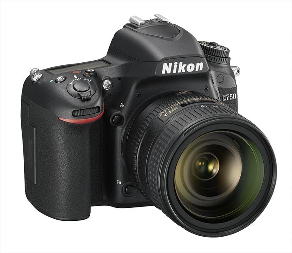 "NIKON - D750 + Nikkor 24-120 f4/G EDVR + Lexar SD 400x 8GB - Black"
