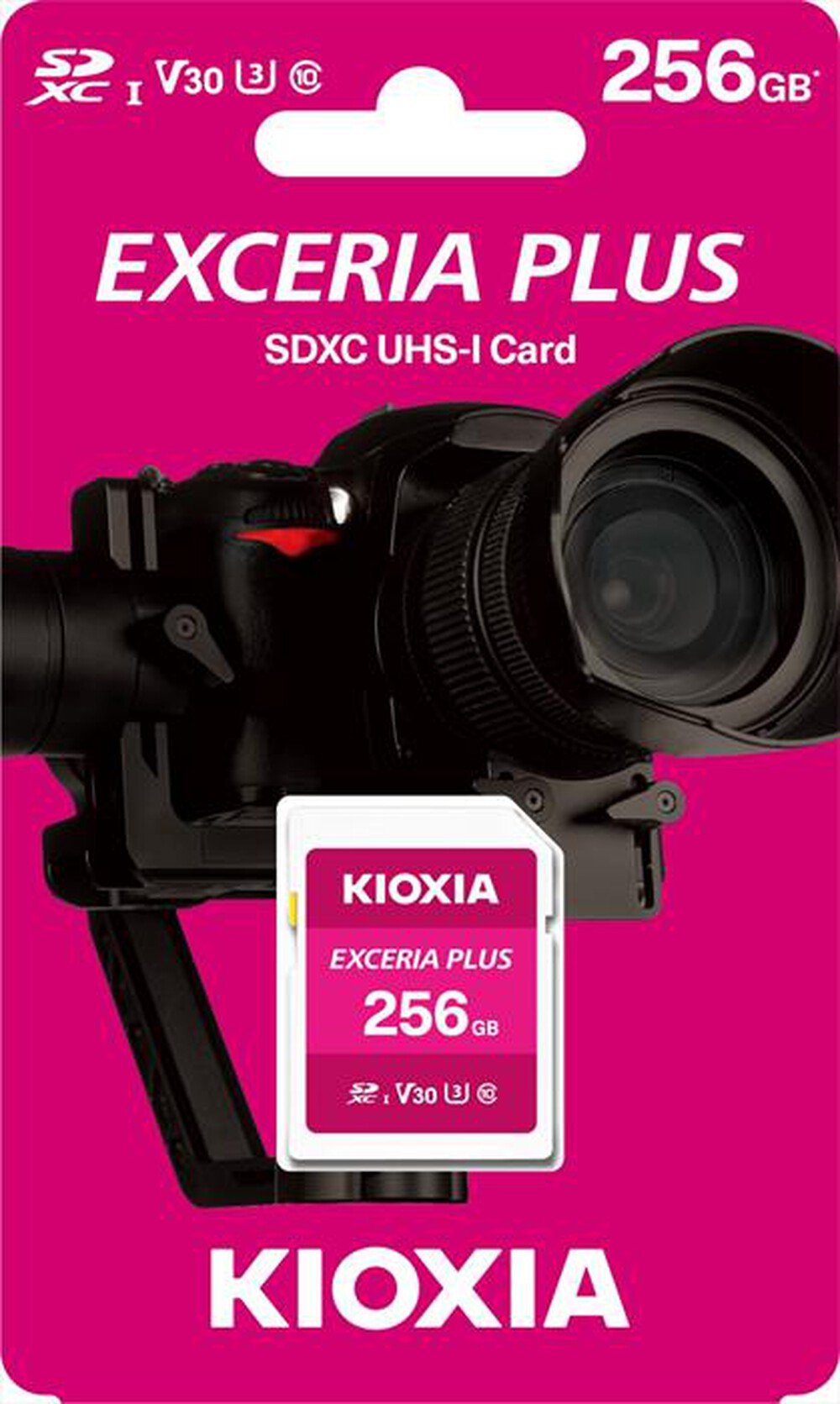 "KIOXIA - SD EXCERIA PLUS NPL1 UHS-1 256GB - Rosa"