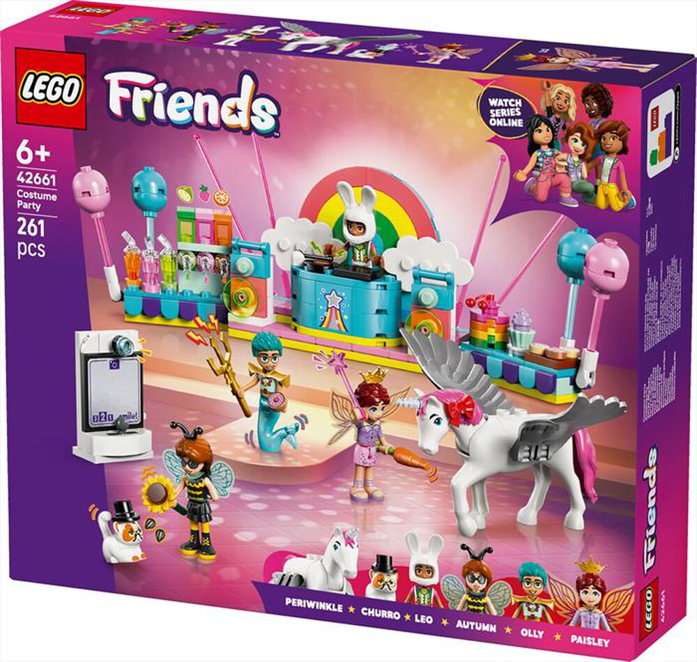 "LEGO - PARTY IN COSTUME CON UNICORNO E FATINA-,"