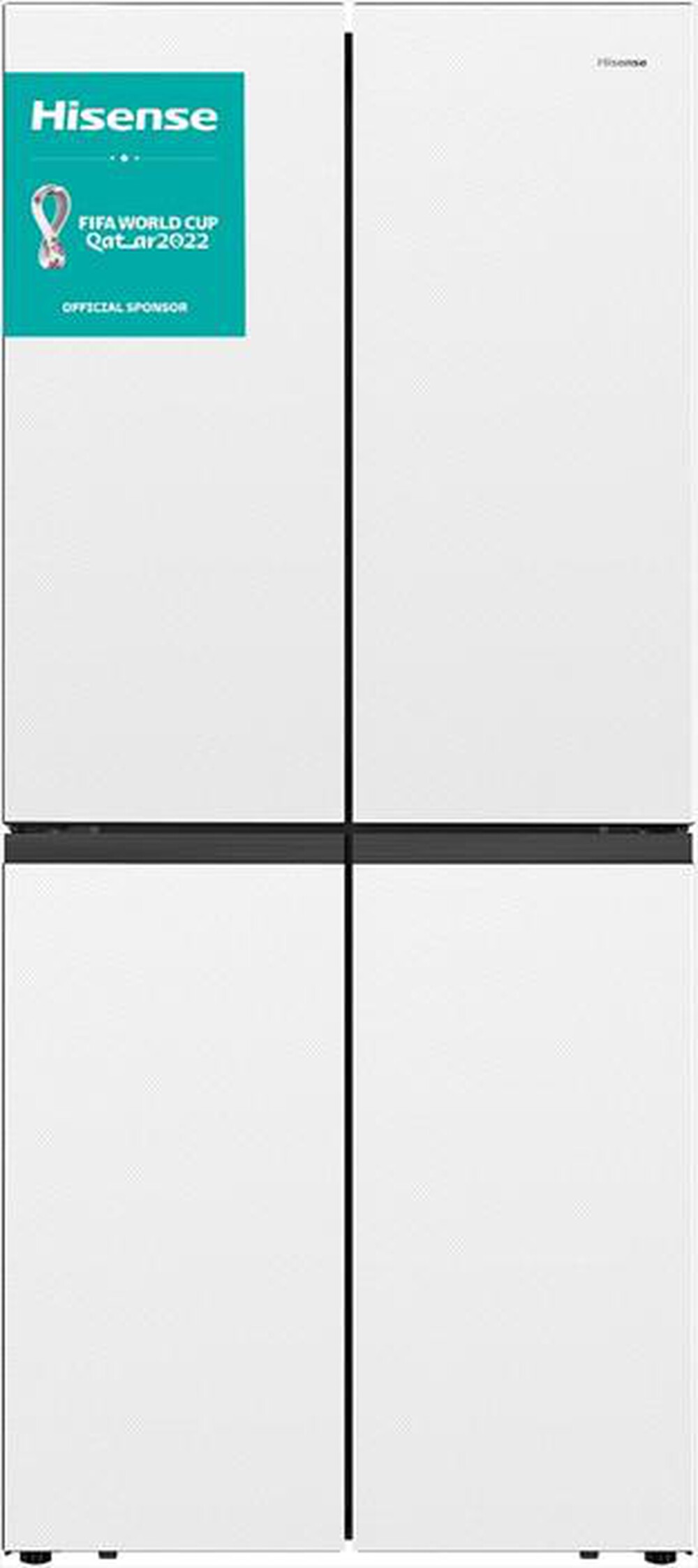 "HISENSE - Frigorifero 4 porte RQ563N4GW1 Classe F 454 lt-Bianco"