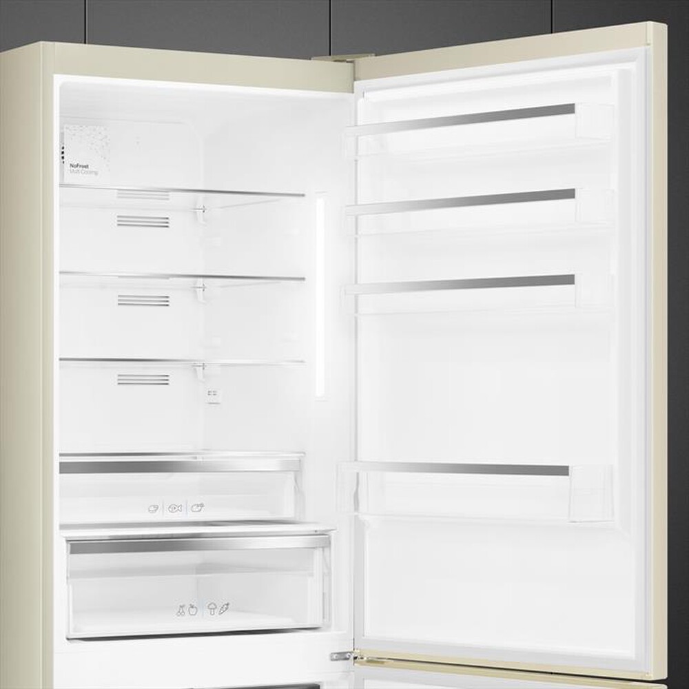 "SMEG - Frigorifero combinato FC48MDNE Classe E 481 lt-Marmorizzato"