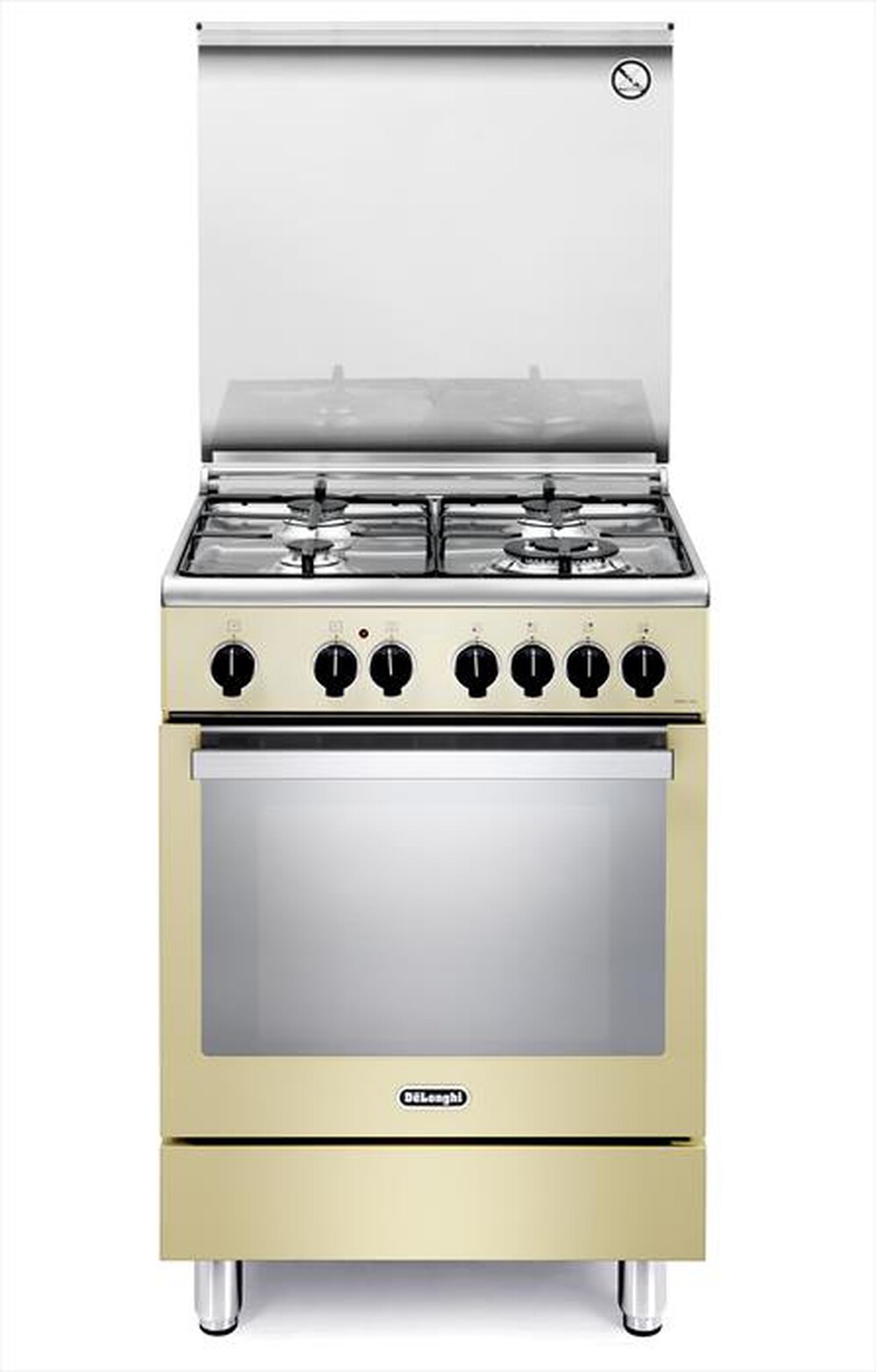 "DE LONGHI - Cucina a gas PEMC 64 ED Classe A-Crema"