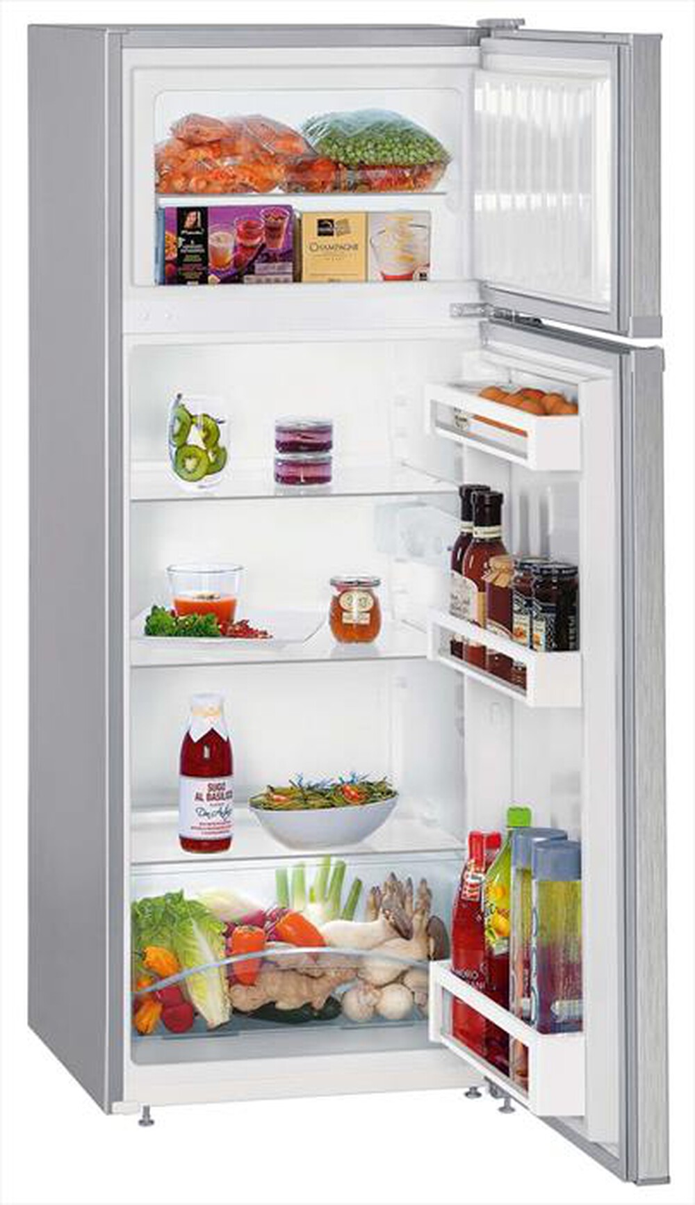 "LIEBHERR - Frigorifero 2 porte CTEL 2531-21 Classe F 241lt-Acciaio"