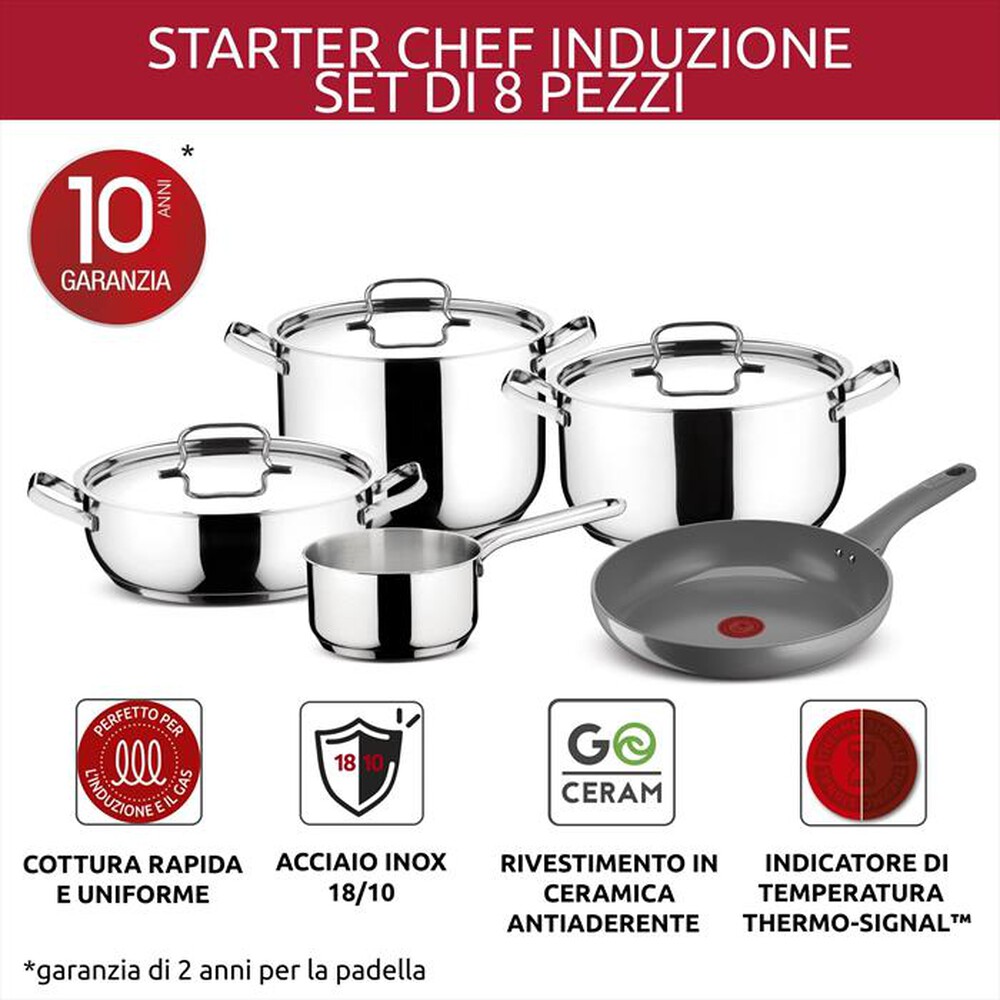 Immagine del prodotto LAGOSTINA - Set Starter Chef Induzione