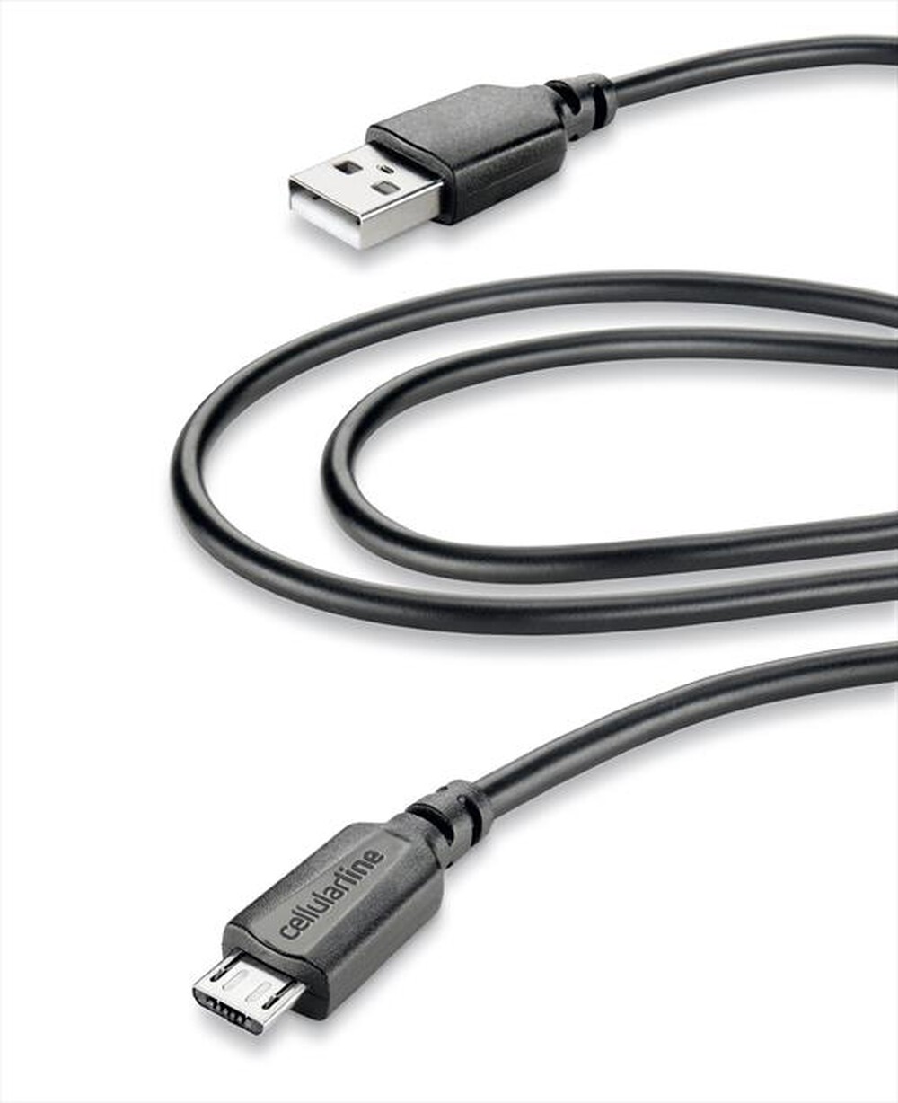 "CELLULARLINE - USB Data Cable Home - Micro USB-Nero"