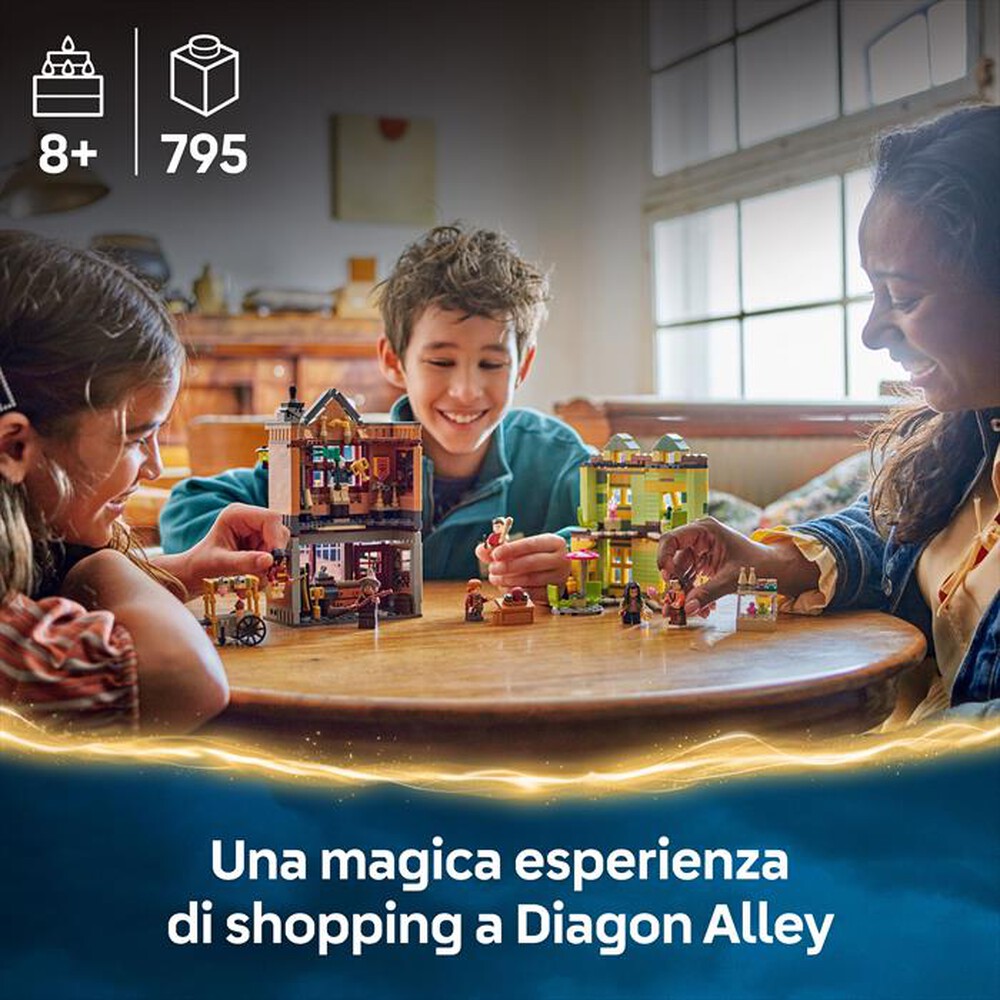 "LEGO - ACCESSORI PER IL QUIDDITCH E GELATERIA-,"