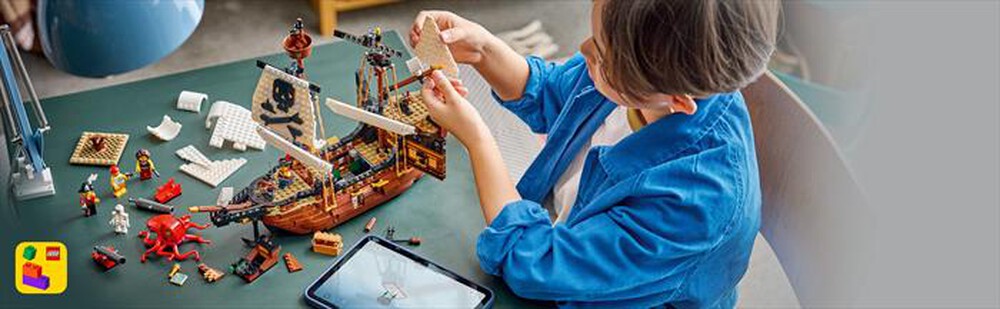 Immagine del prodotto LEGO - CREATORE 3IN1 Iconica nave da pirata - 31387
