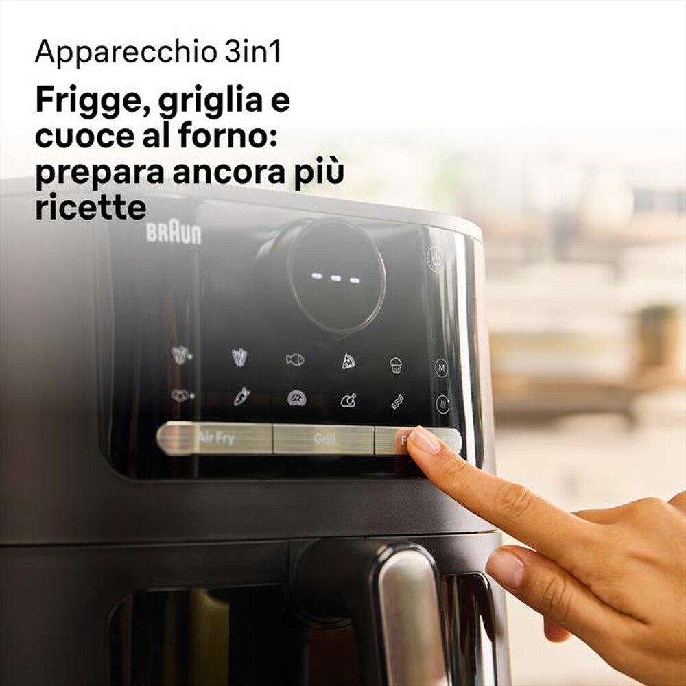 Immagine del prodotto BRAUN - Friggitrice ad aria HF5075-Nero opaco