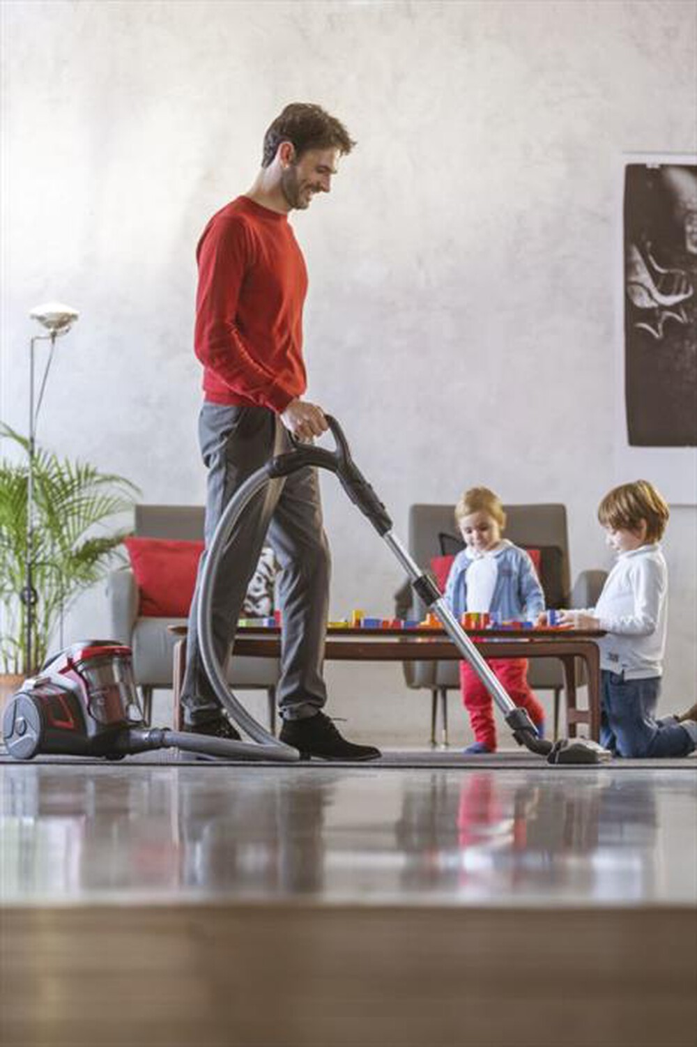 Immagine del prodotto HOOVER - Aspirapolvere a traino HP730ALG 011-Nero