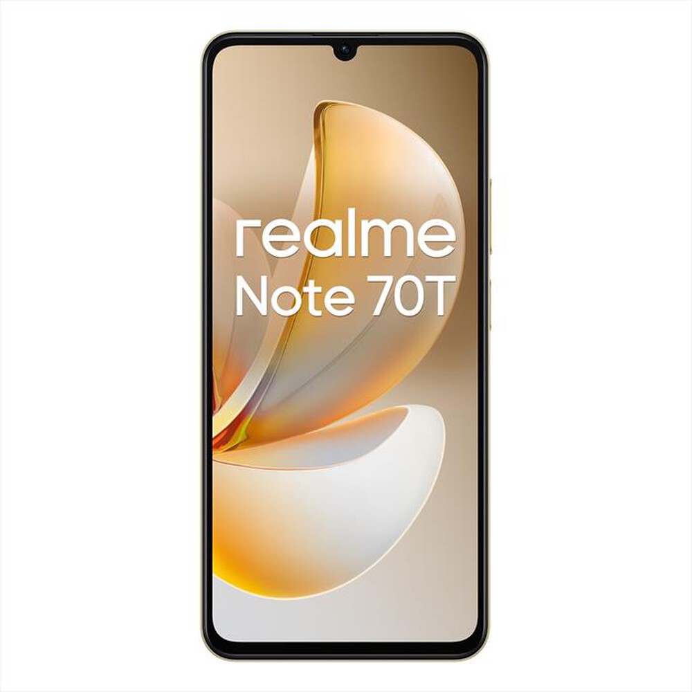 Immagine del prodotto REALME - Smartphone NOTE 70T (256GB 4GB)-BEACH GOLD