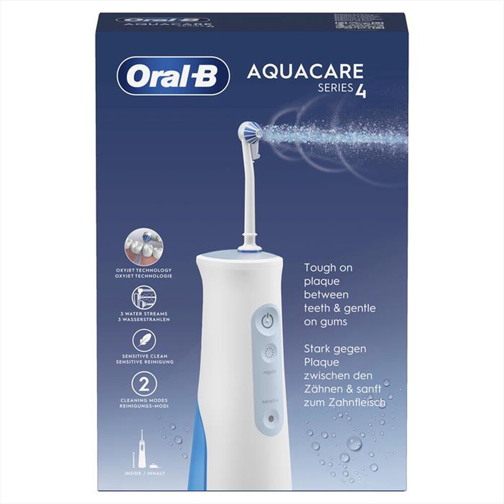 "ORAL-B - Idropulsore Portatile Aquacare 4-BIANCO/BLU"
