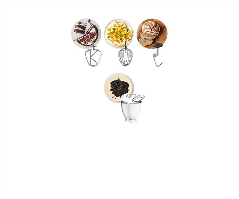 "KENWOOD. - Planetaria Titanium Chef Baker XL KVL65.001WH-Bianco"