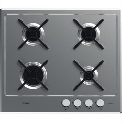 WHIRLPOOL - Piano cottura a gas GMA 6414/IXL/01 HOB WP 59 cm-Acciaio inossidabile