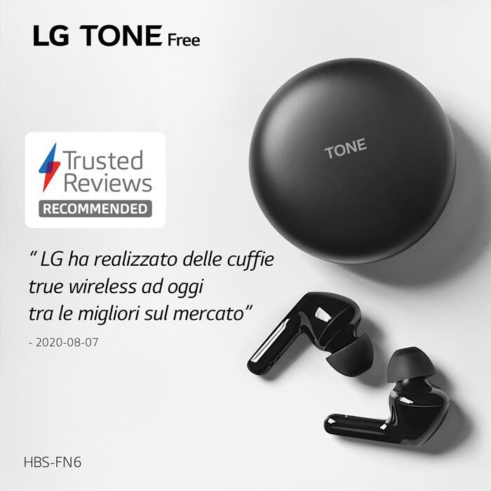 LG - TONE FREE FN6 - Nero | Euronics