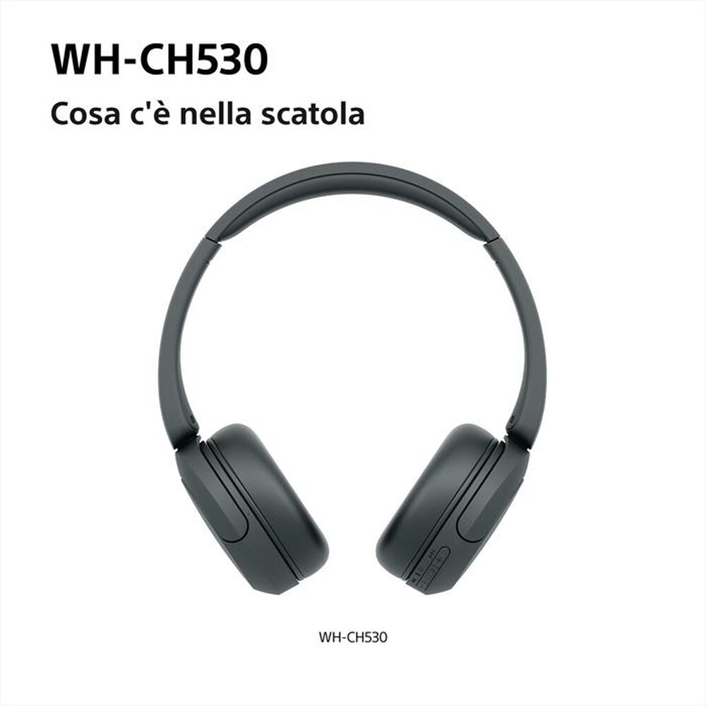 Immagine del prodotto SONY - Cuffie Bluetooth On-ear WH-CH530-Black