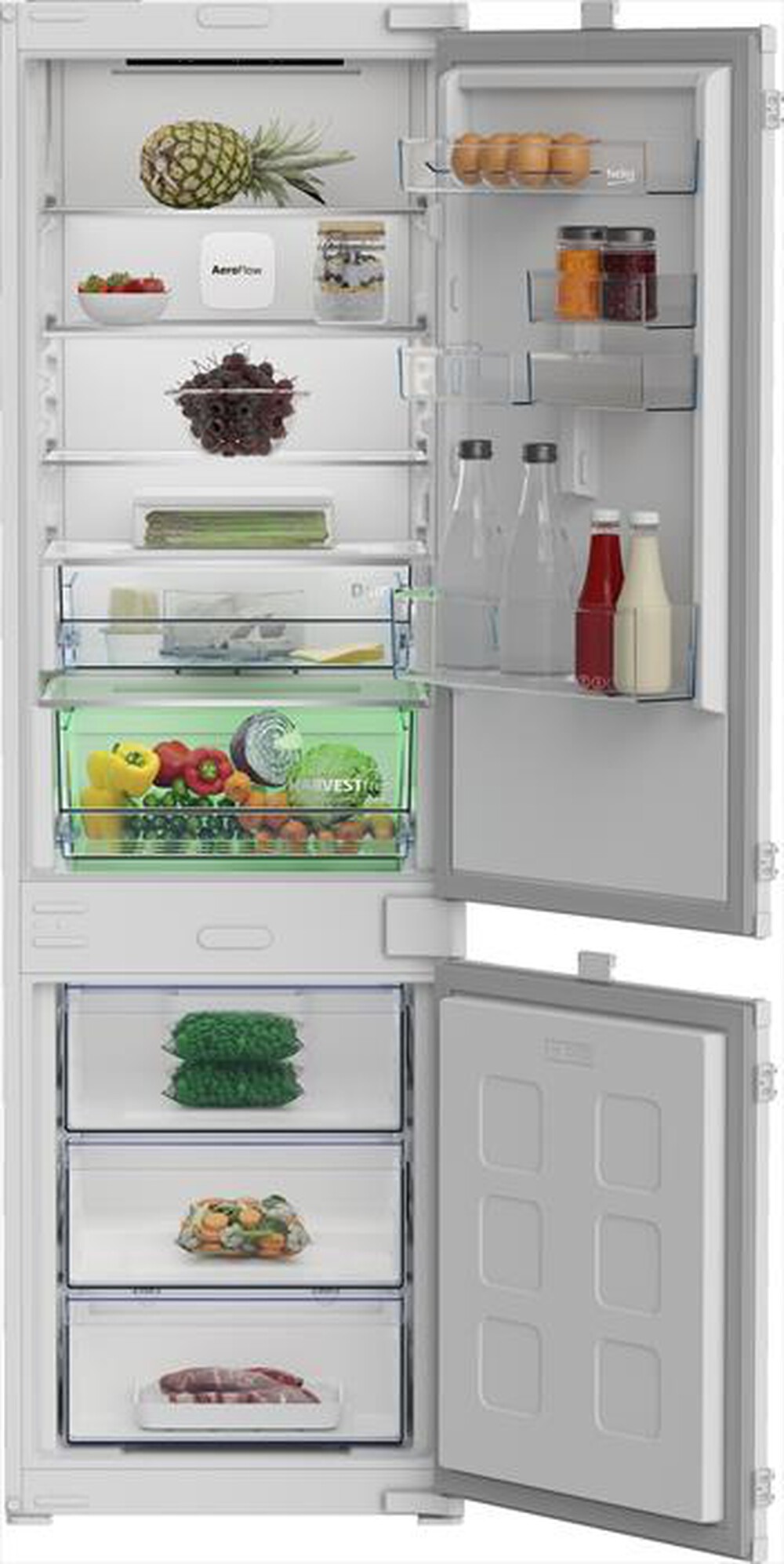 Immagine del prodotto BEKO - Frigorifero combinato B7BCNA296HS Classe C 270lt-Bianco
