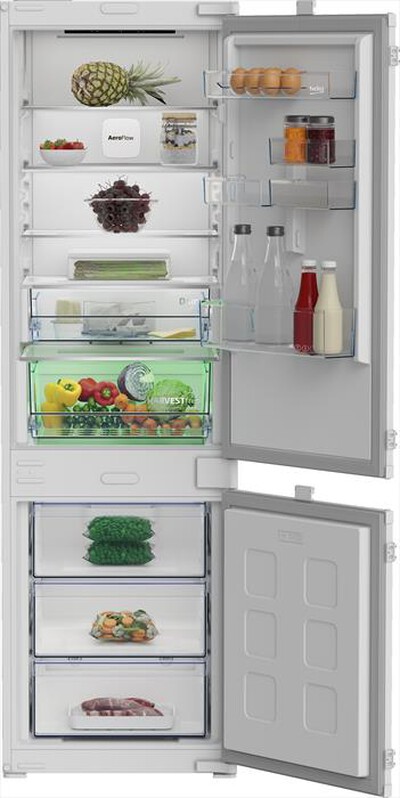 BEKO - Frigorifero combinato B7BCNA296HS Classe C 270lt-Bianco