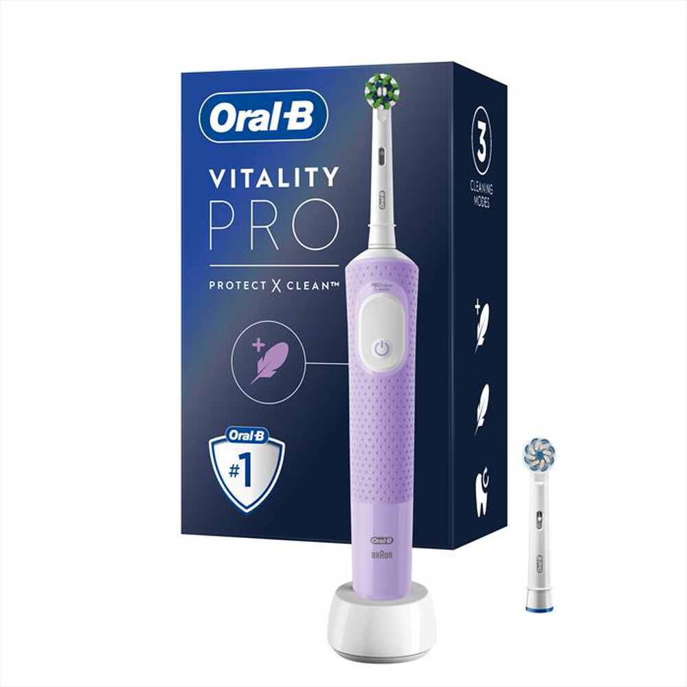 "ORAL-B - Spazzolino Elettrico Ricaricabile VITALITY PRO-Viola"