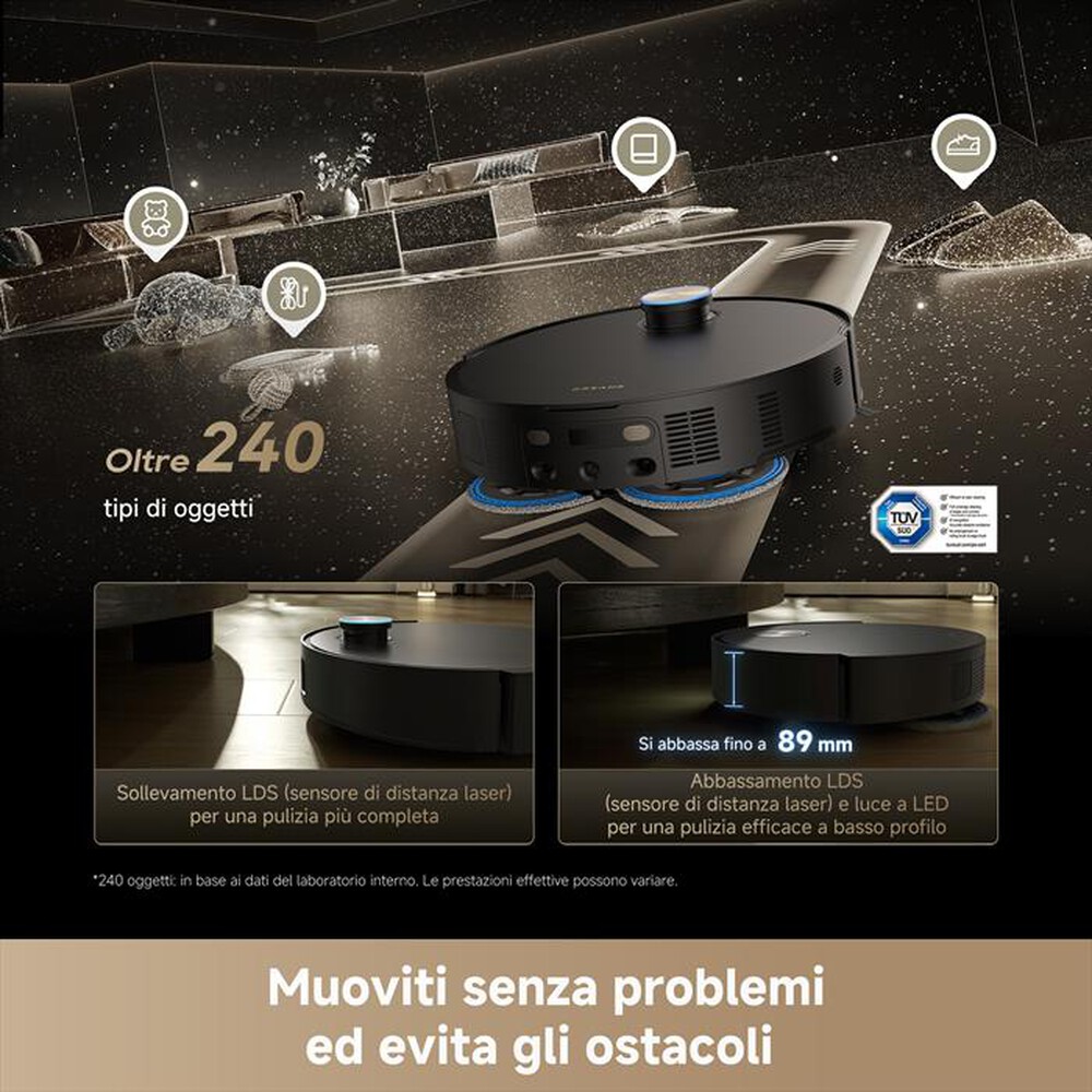 Immagine del prodotto DREAME - Aspirapolvere robot MATRIX10 ULTRA VIM-Nero / Oro