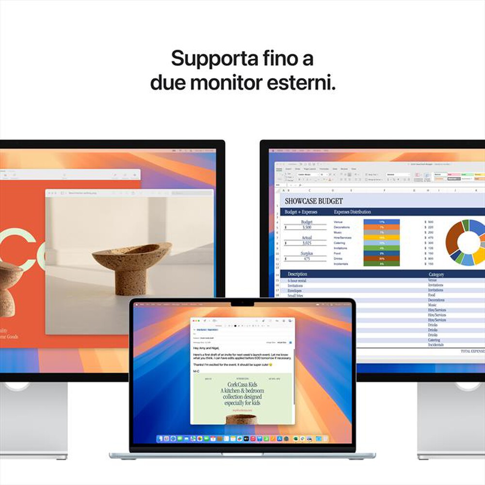 Immagine del prodotto APPLE - MacBook Air 15'' M4 10 CPU 10 GPU 24GB 512GB SSD-Argento