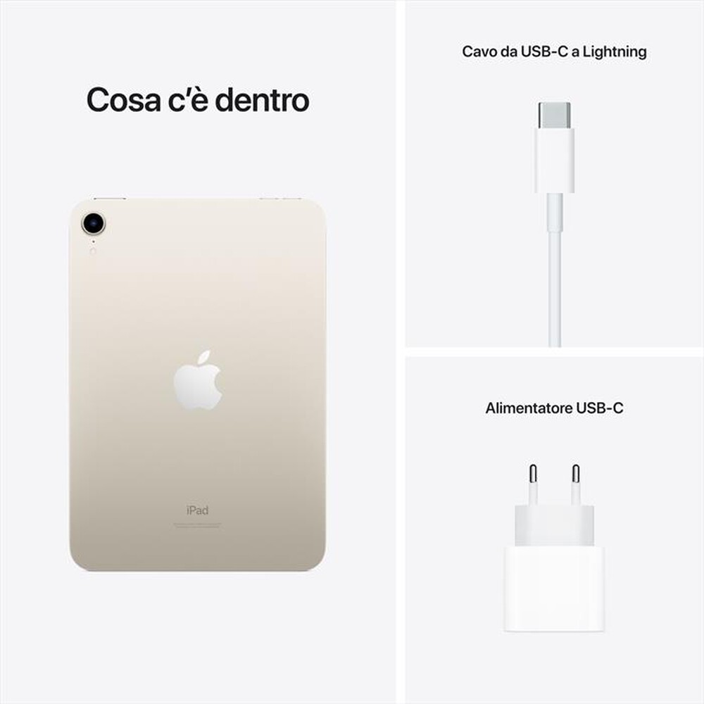 "APPLE - iPad mini Wi-Fi 64GB-Starlight"