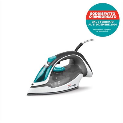 POLTI - Ferro da stiro a vapore VAPORELLA QUICK Q100-Grigio