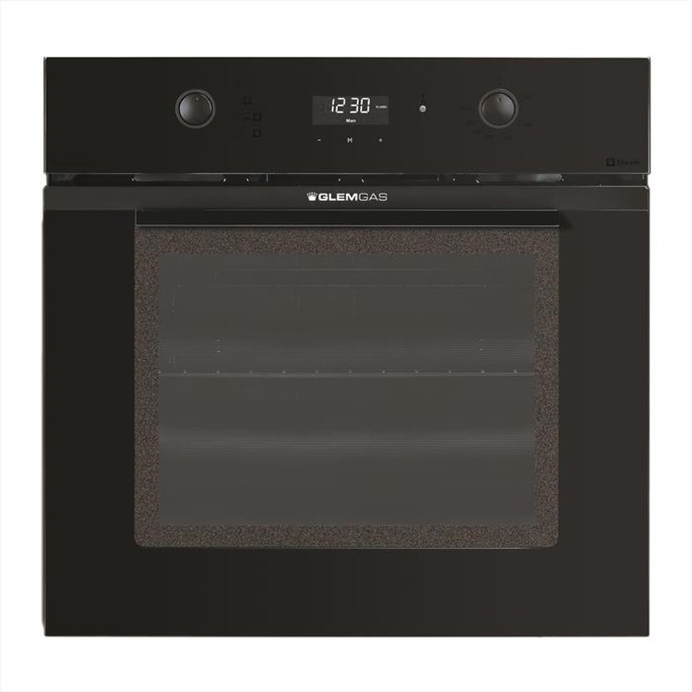 "GLEM GAS - Forno incasso elettrico GFU98BK-S6V3 Classe A-Nero Lucido"