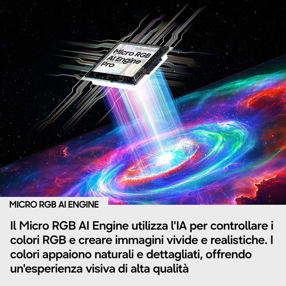 Immagine del prodotto SAMSUNG - Smart TV Micro LED RGB 4K AI 55" MRE55R85HAUXZT-Titan Black