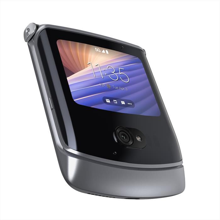 【美品】Motorola razr 5G 2020 Liquid Mercury MOTOROLA - SMARTPHONE RAZR 5G-LIQUID MERCURY (SILVER) | Euronics