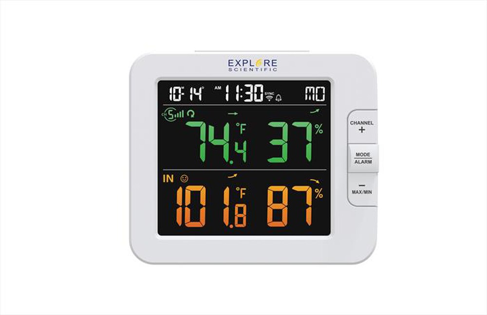 "EXPLORE SCIENTIFIC - WSH4102 STAZIONE METEOROLOGICA INTELLIGENTE-White"