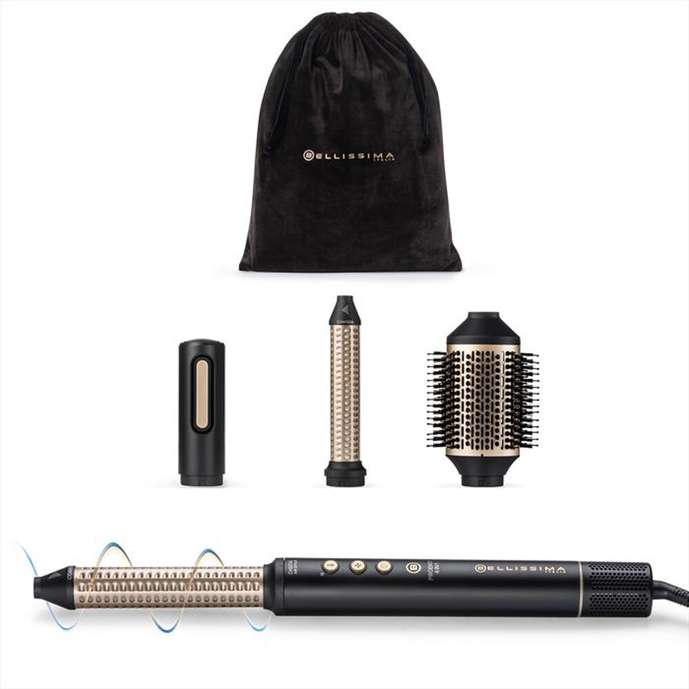 Immagine del prodotto BELLISSIMA IMETEC - STYLER AD ARIA DIGITALE PRODIGY 4IN1-Black Matt, Gold