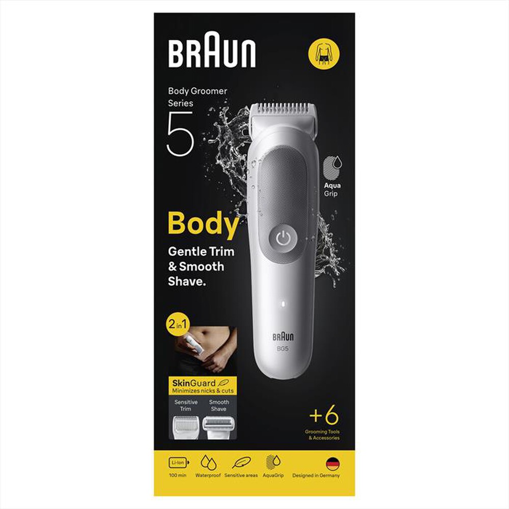 "BRAUN - Rasoio BG 5550-GRIGIO"