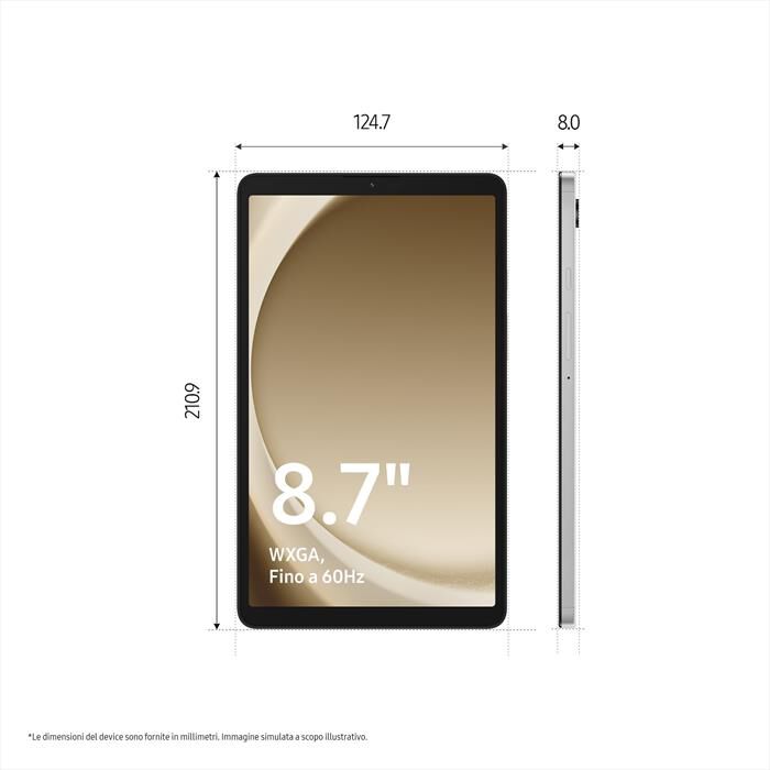 SAMSUNG - GALAXY TAB A9 WIFI 64GB-Gray | Euronics