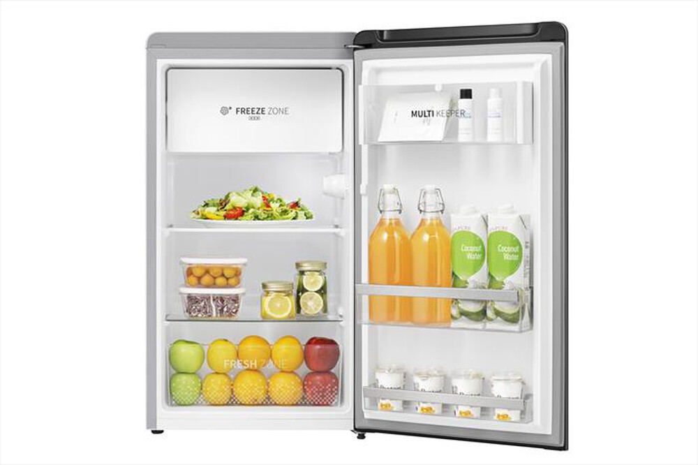 "HISENSE - Frigorifero 1 porta RR106D4CDF Classe F 82 lt-Silver"