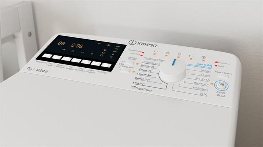 "INDESIT - Lavatrice BTW B7231P IT 7 Kg Classe D-Bianco"