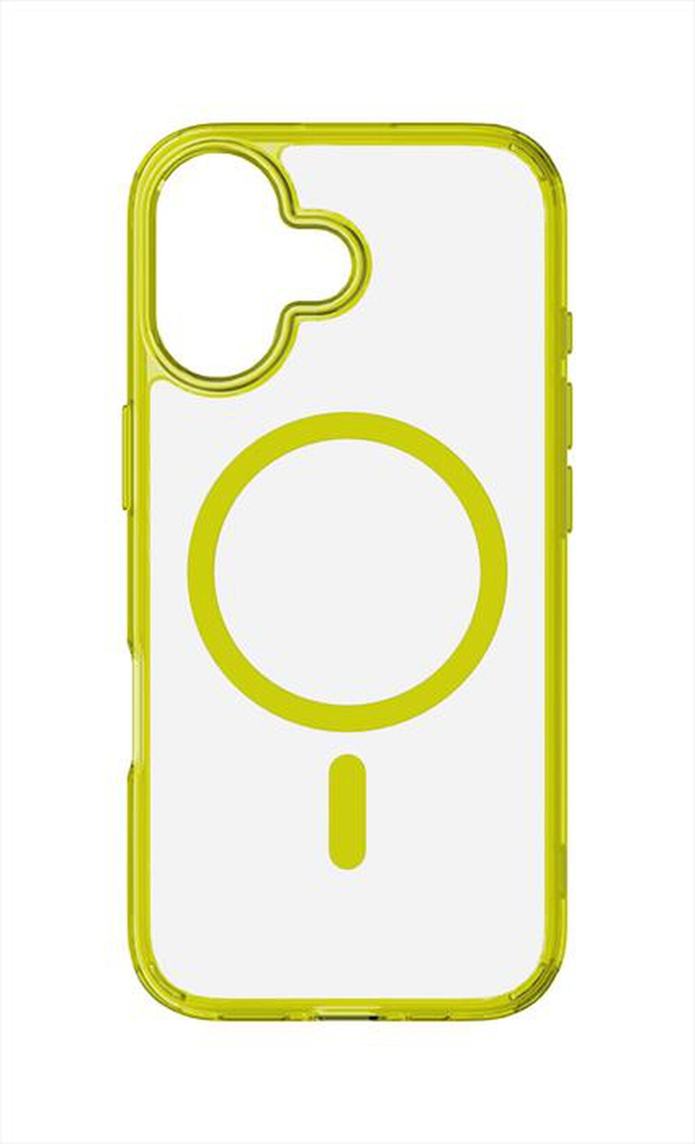 Immagine del prodotto CELLULARLINE - Custodia ICONIC MAG per IPHONE 17-Lime, Trasparente