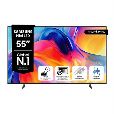 SAMSUNG - Smart TV Mini LED 4K AI 55" UE55M70HAUXZT-Titan Gray
