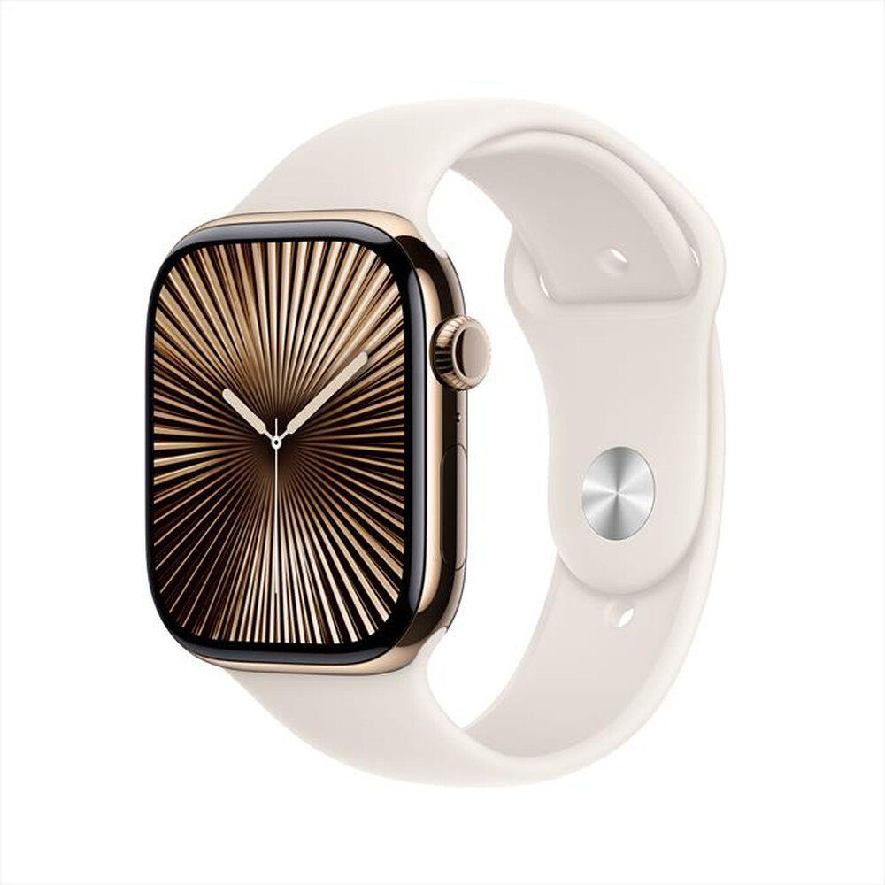 Immagine del prodotto APPLE - Watch Series 10 GPS + Cellular 46mm Titanio-Oro - Sport Band Galassia M/L
