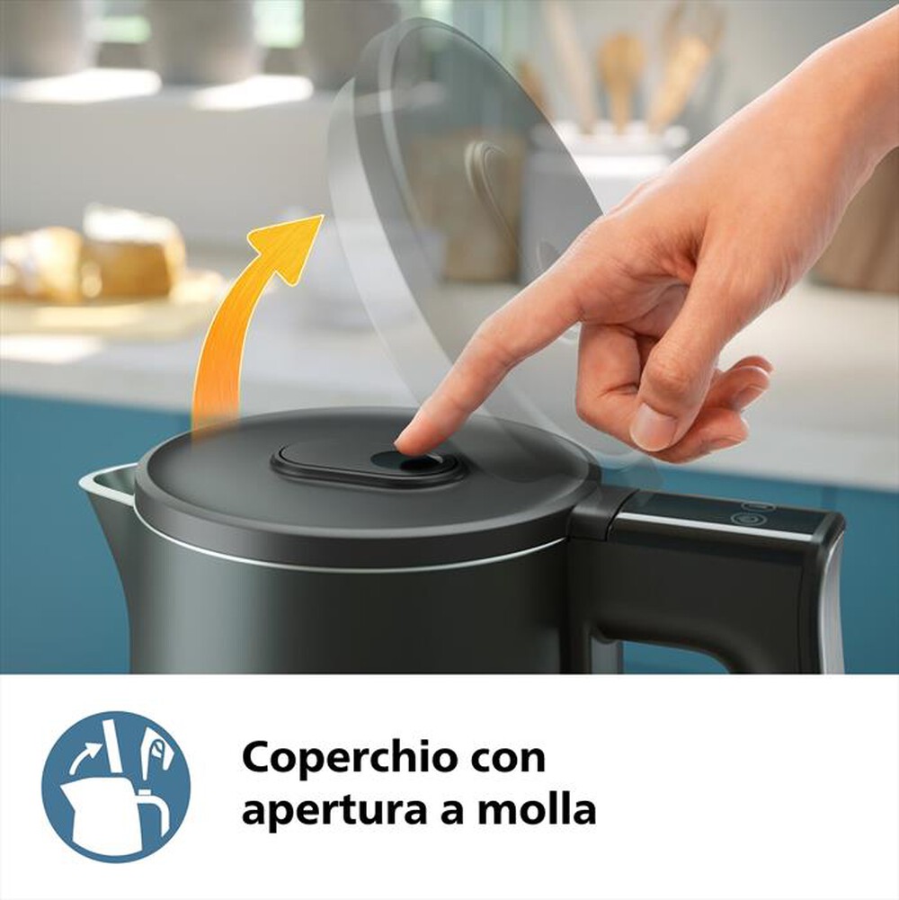 "PHILIPS - Bollitore SERIES 7000 HD9396/90-Nero"
