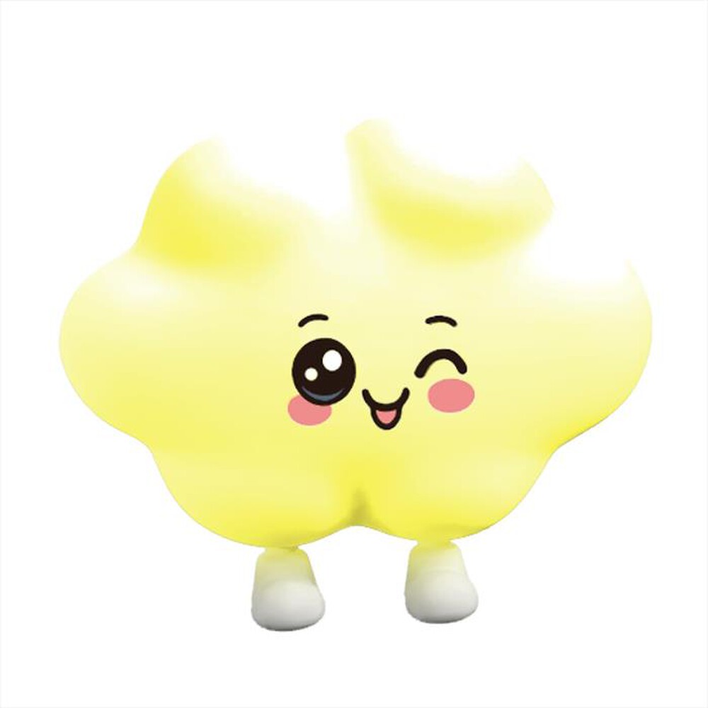 Immagine del prodotto MUSIC HERO - Luce notturna in silicone con magnete, nuvola-Giallo