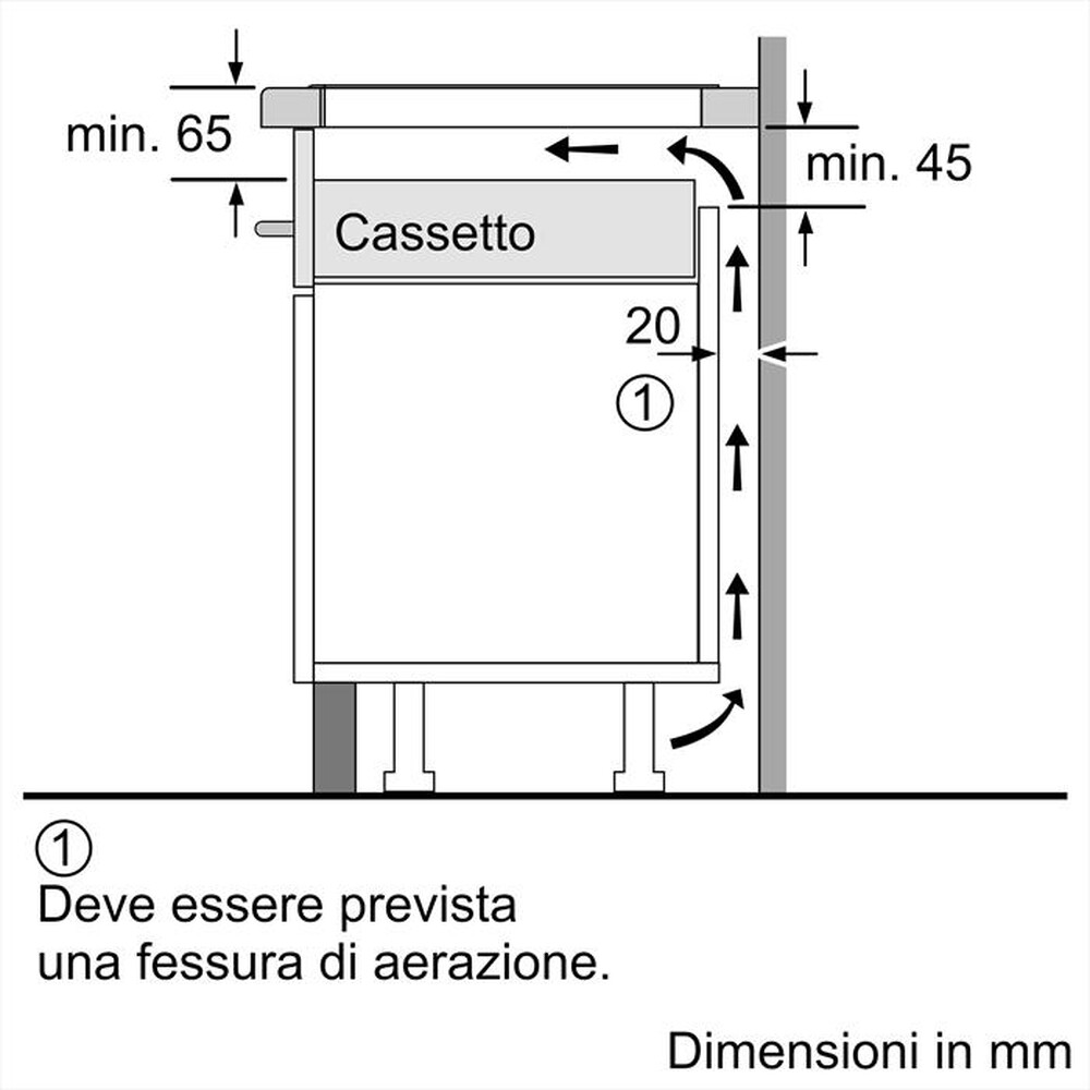 "BOSCH - Piano cottura induzione PIX631HC1E 59,2 cm-Nero"
