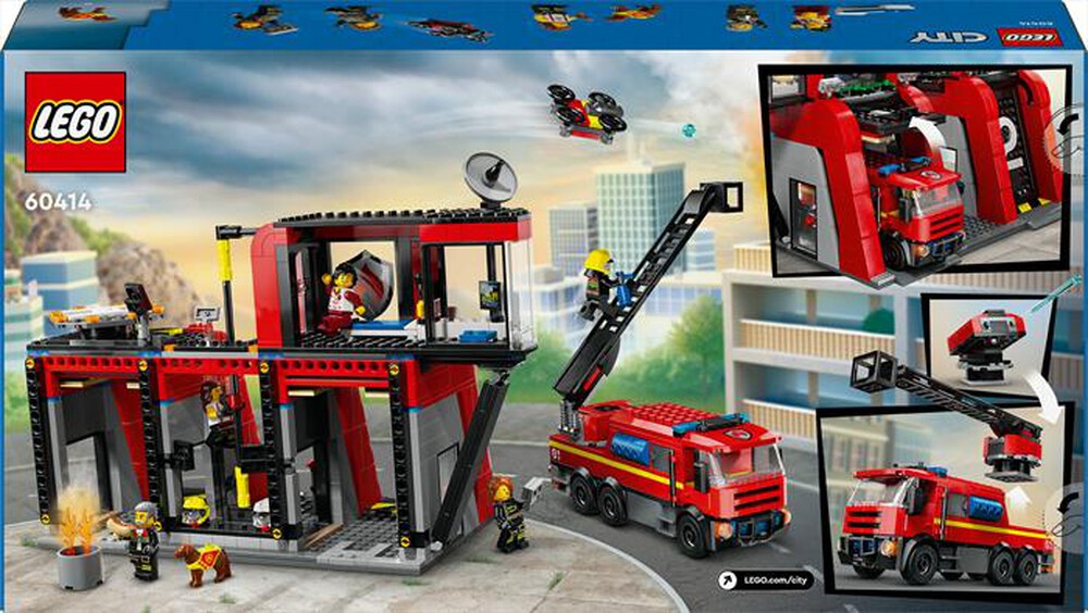 Immagine del prodotto LEGO - CITY Fire Caserma dei pompieri e autopompa 60414