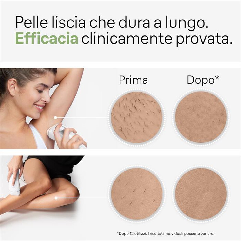 "BRAUN - Epilatore LUCE PULSATA PL3020-BIANCO/GRIGIO"