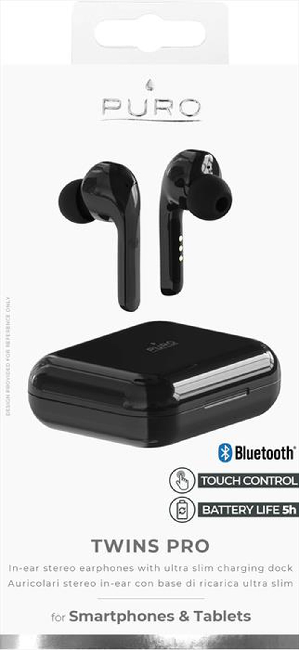 "PURO - BTIPHF12BLK-Nero"