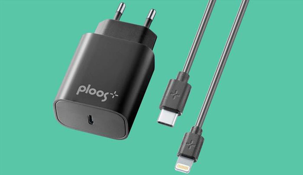 Immagine del prodotto CELLULARLINE - PLTCKITC2LMFI20WK Carica batterie-Led di ricarica-Nero