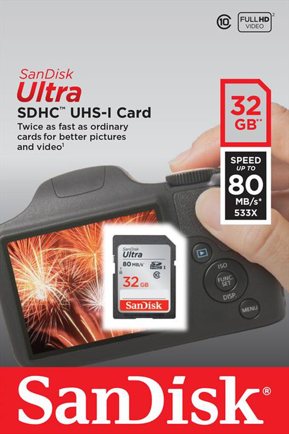 "SANDISK - SDHC Ultra 32Gb Classe 10"