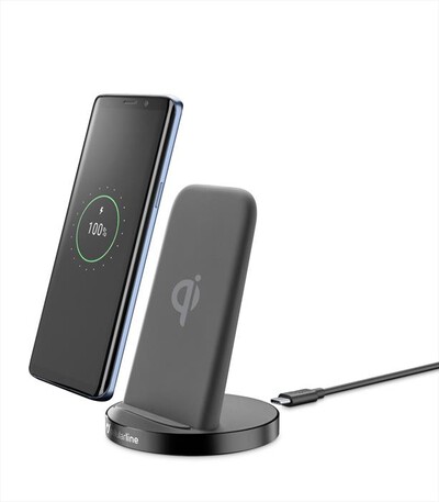 CELLULARLINE - WIRELESTAND10WTYCK Carica Batterie-Nero