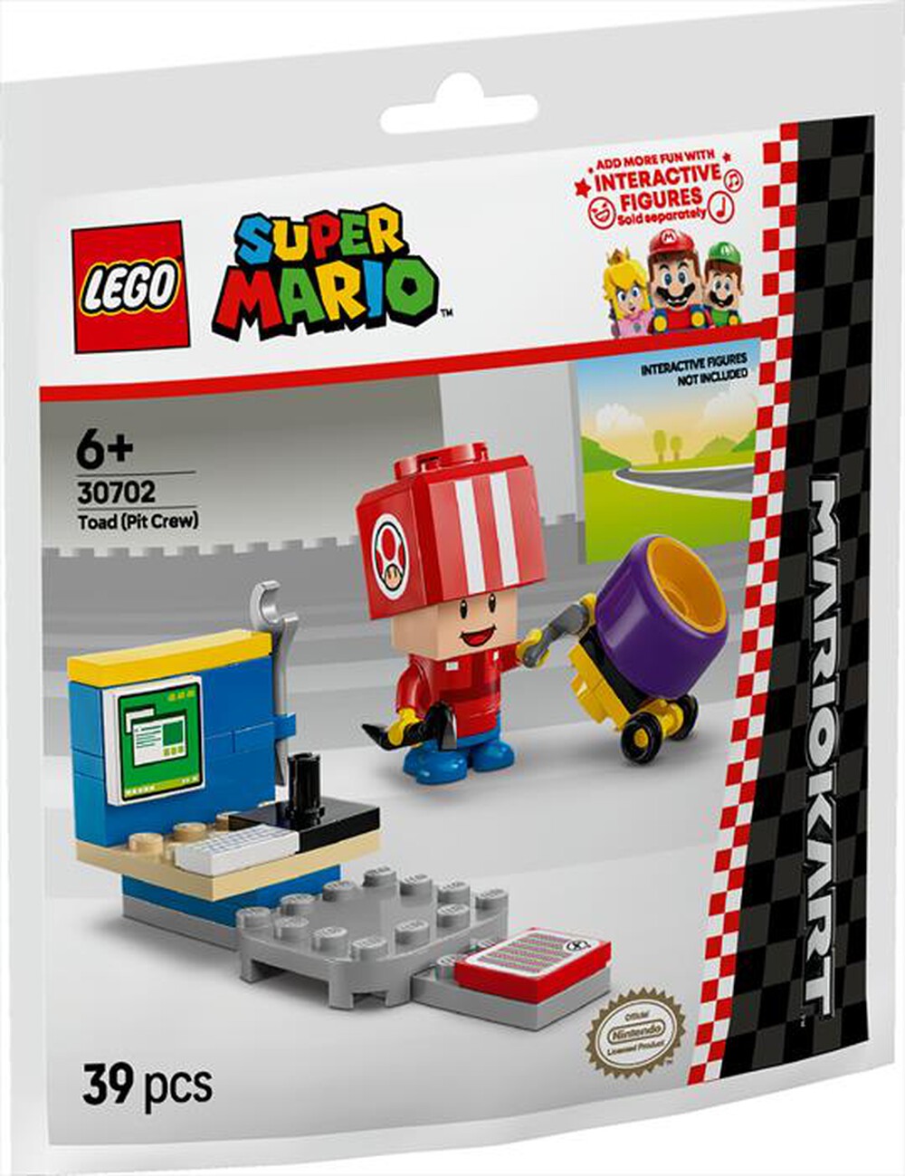 "LEGO - SUPER MARIO Mario Kart: Toad (pit stop) - 30702"