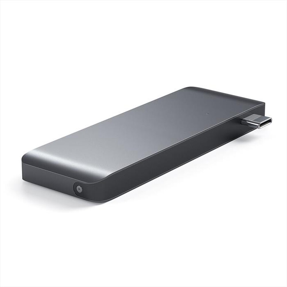 "SATECHI - HUB USB-C CON CARD READER, PORTA USB-C PASS-THROUG-grigio"