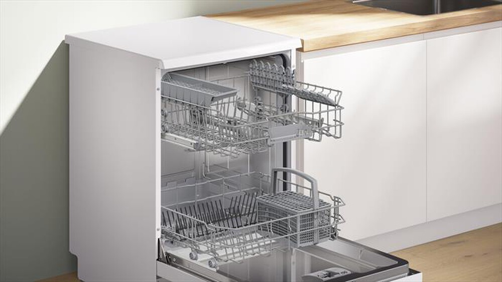 "BOSCH - Lavastoviglie SMS2HTW02E Classe D 13 coperti-Bianco"